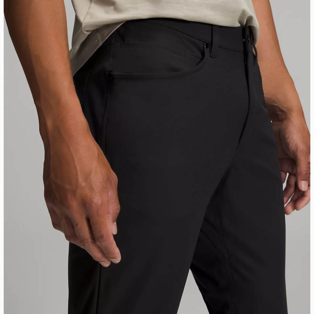 Lululemon men’s ABC Slim-Fit 5 Pocket Pant 32"L Warpstreme casual dress pant - Picture 4 of 12